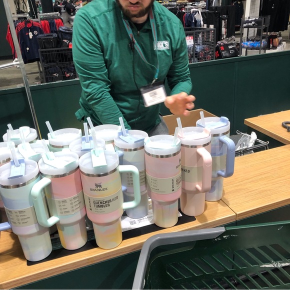 New Stanley Quencher Tumbler 2.0 40oz Clean Slate - Warm Serene Brushstrokes - Picture 3 of 9